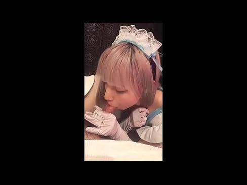 ❤️ Idol Japaneaidd [mayuka], gwisg morwyn Ffrengig, rhan 1, blowjob a jerk i ffwrdd gyda eli ️ Fideos rhyw wrthon ni ️❤